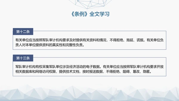 2024年新修订军队审计条例内容解读PPT课件