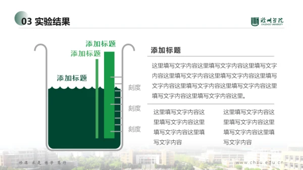 滁州学院-小玉-希望绿PPT模板