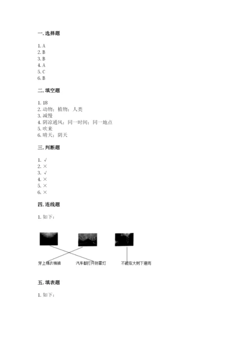 教科版三年级上册科学期末测试卷精品（基础题）.docx