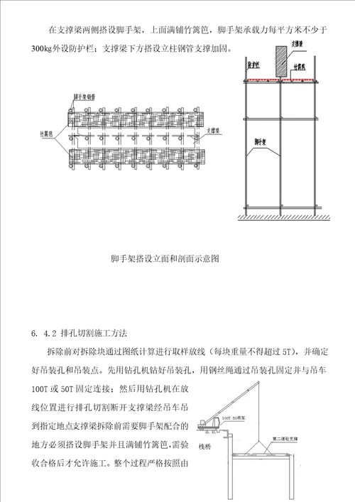 浦江国际金融广场支撑梁拆除施工方案