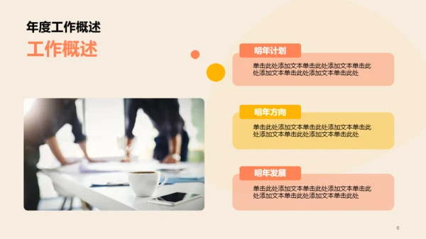 橙色互联网年度汇报工作总结PPT