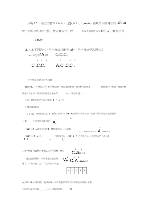 排列组合知识点总结