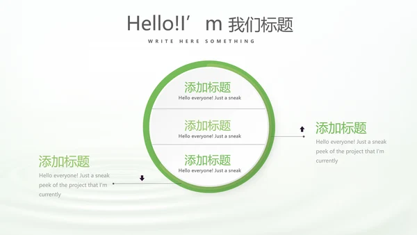 绿色清新化妆品介绍动态PPT