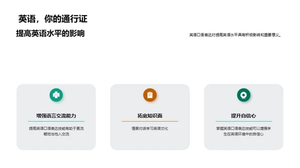英语口语应用探索