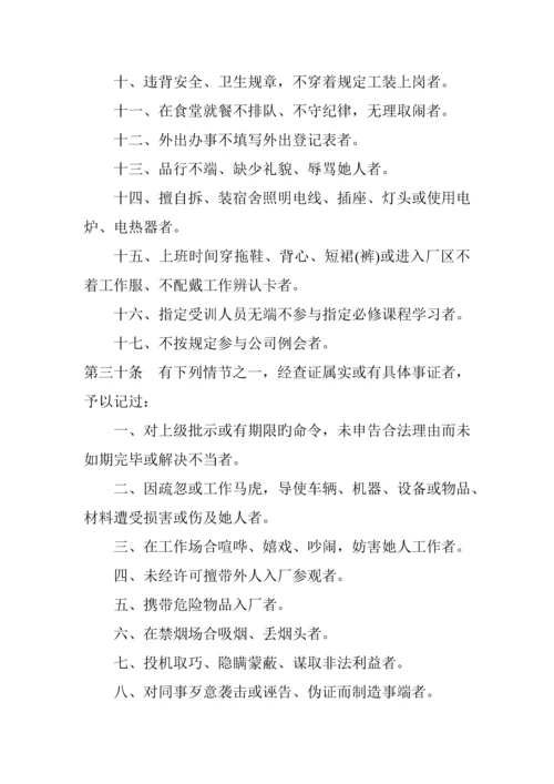 公司员工管理标准手册文案.docx
