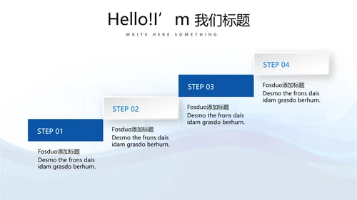 蓝色简约手术室述职报告动态PPT