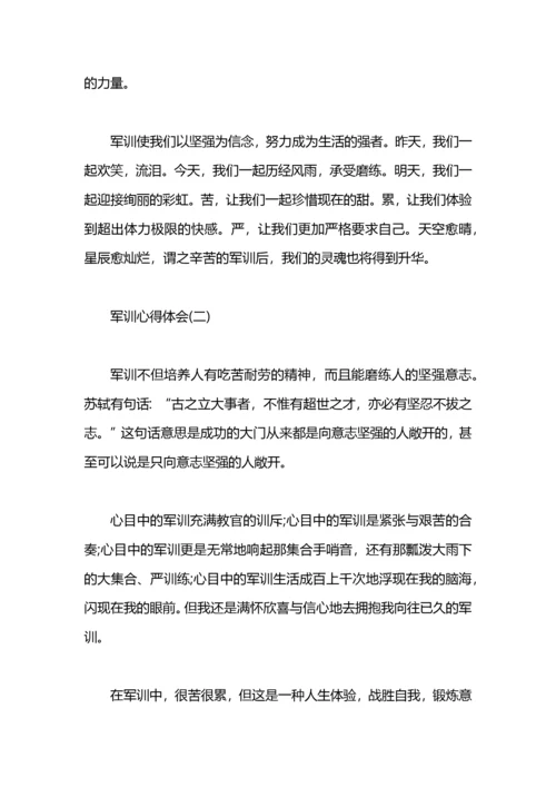 军训心得体会：细品军训之苦.docx