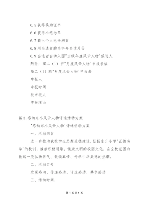 中学西校班级月度风云人物评选办法.docx