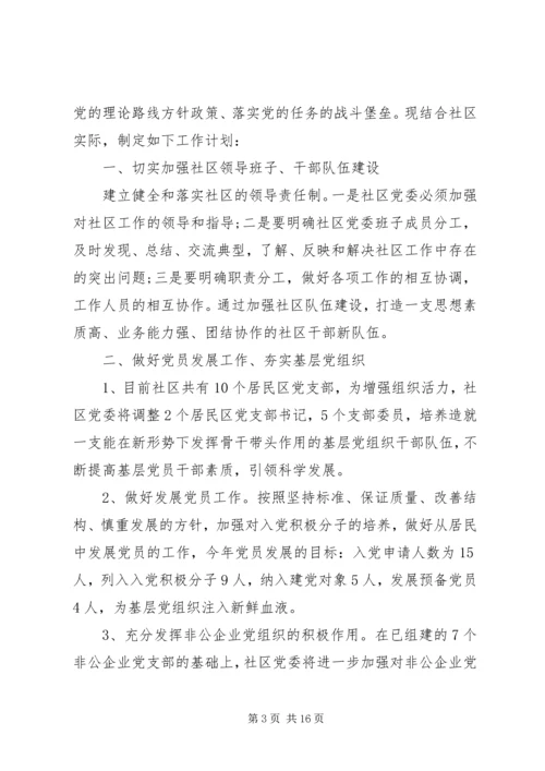 社区年度党建工作计划 (17).docx