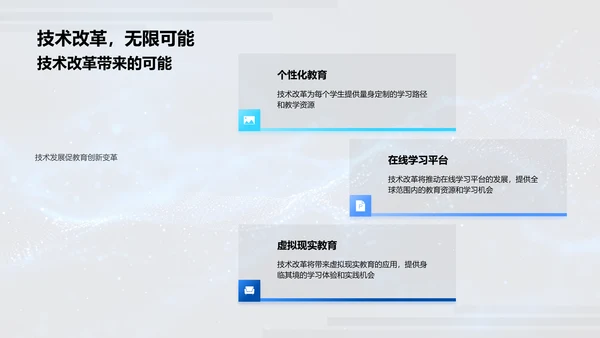 科技赋能教育创新PPT模板