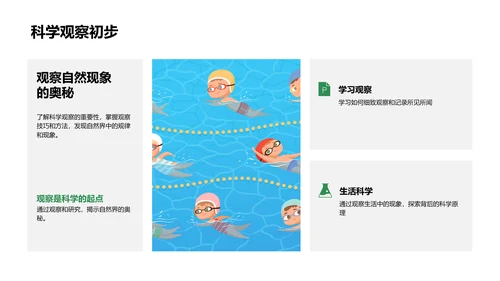 自然科学入门讲解PPT模板