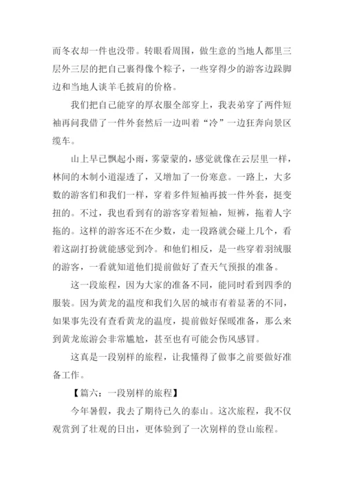 一段别样的旅程作文-1.docx