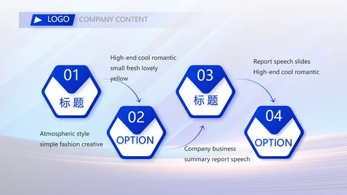 蓝色大气项目进度汇报介绍工作总结PPT