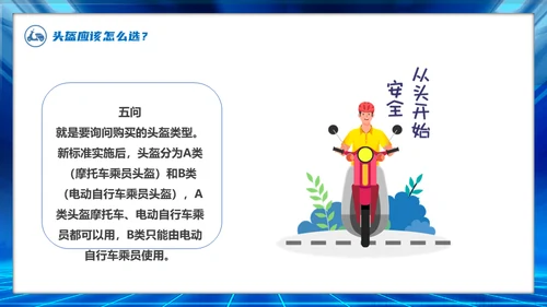 摩托车电动车电瓶车新规通用PPT模板