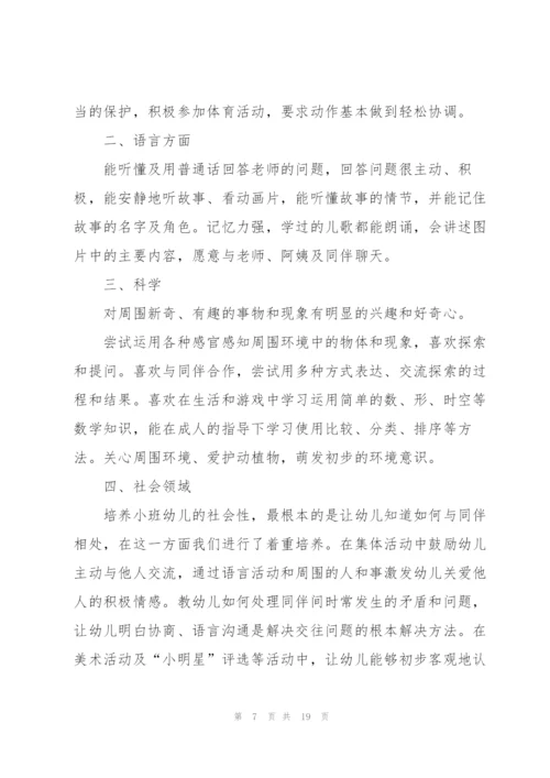 小班第二学期个人工作总结5篇.docx