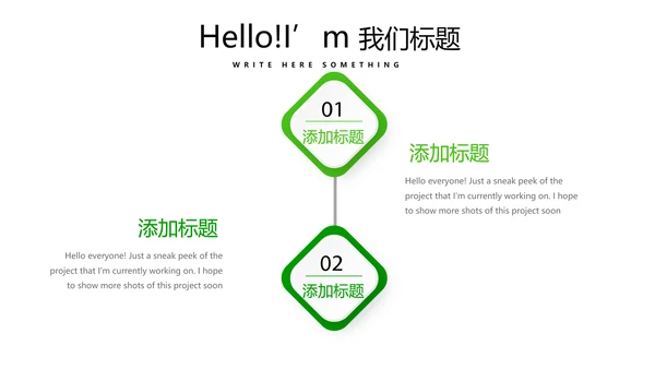 绿色时尚医药代表工作汇报动态PPT