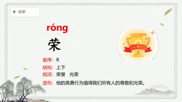 【2024秋季学期教材】语文二上18.  刘胡兰  生字识记课件