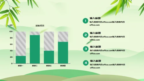 浓情端午绿意通用PPT模板