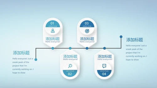 蓝色医疗神奇的大脑动态PPT