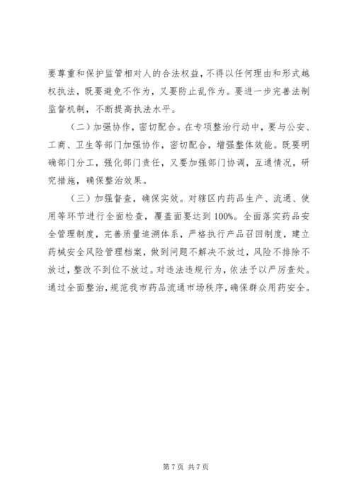 药品流通市场整治实施方案.docx