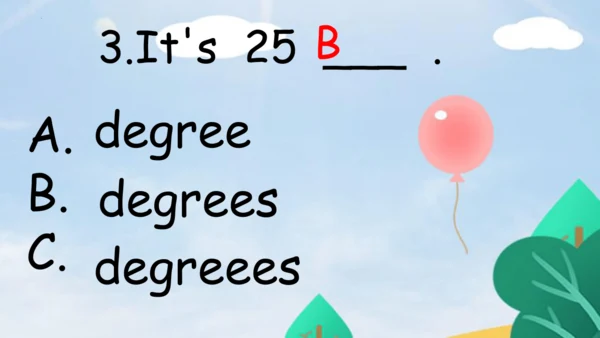 Unit3 Weather PartB Let’s learn & Let’s play 课件（共5