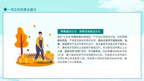国务院全面推进乡村振兴PPT模板