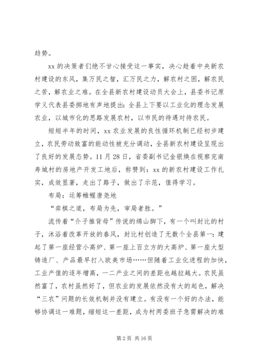 全县新农村建设纪实 (7).docx