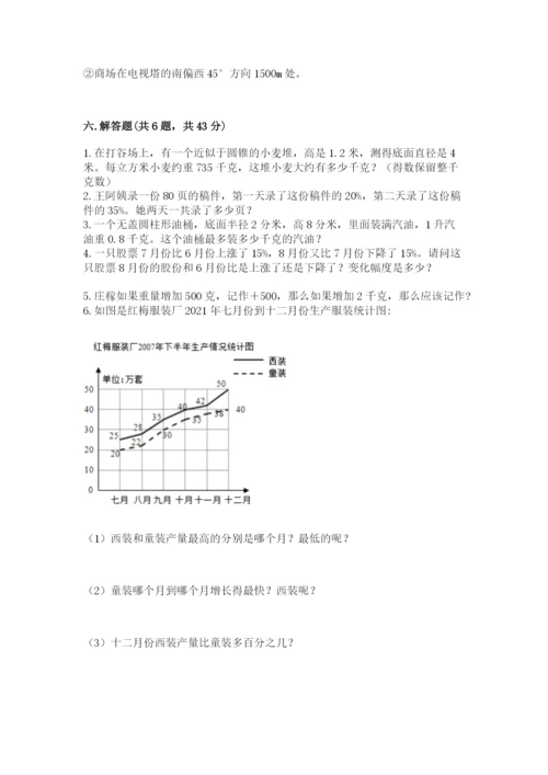 冀教版小升初数学模拟试卷及参考答案（综合卷）.docx