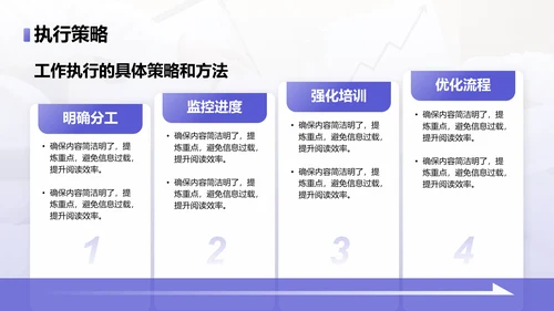 紫色商务风年度重点工作计划PPT模板