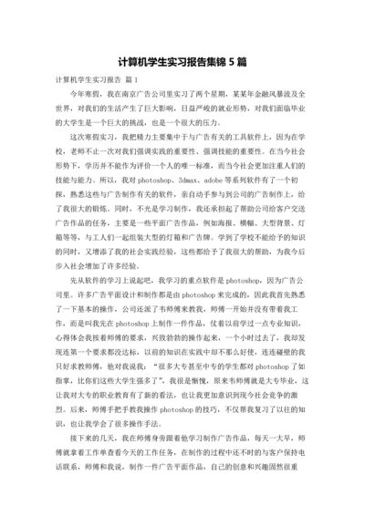 计算机学生实习报告集锦5篇.docx