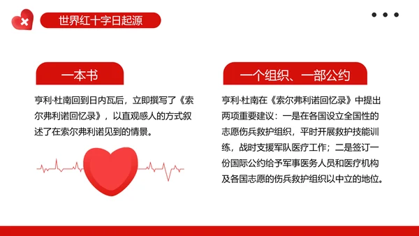 世界红十字会日，红十字会ppt模板