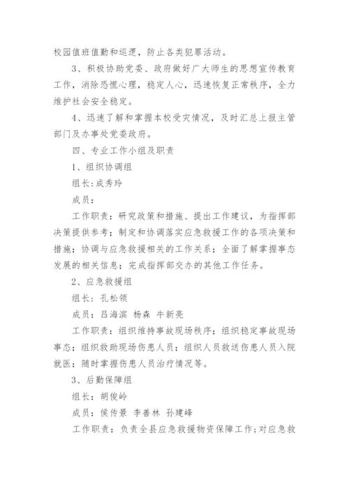 学校防洪抗汛应急预案.docx