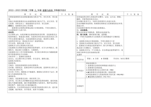 6.4 国家监察机关表格式教案