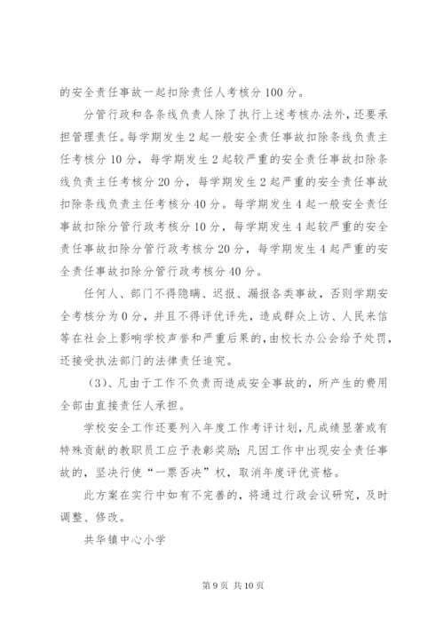 中心镇小学一岗双责实施方案.docx