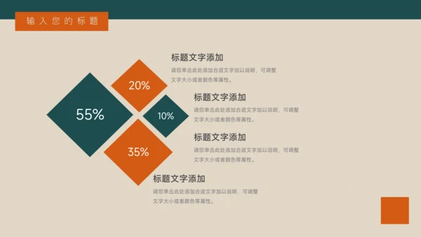 绿橙简约复古服装品牌介绍PPT模板