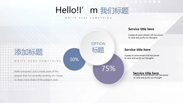 公安科技网络信息软件科技商务动态PPT