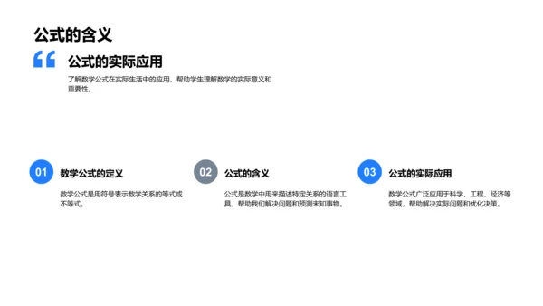 数学知识汇报PPT模板