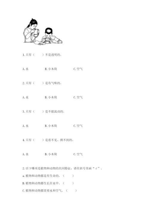 教科版一年级下册科学期末测试卷及答案【基础+提升】.docx