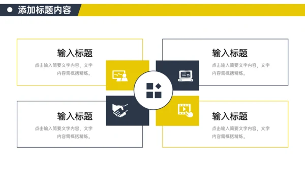 公司经营模式企业战略PPT模板