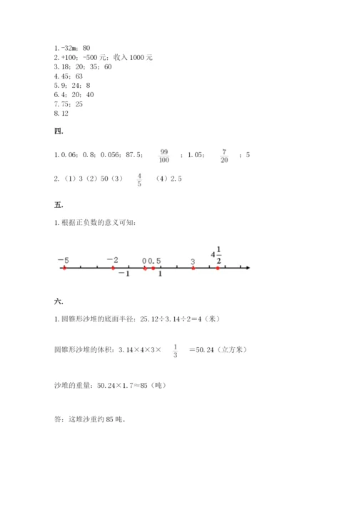 海南省【小升初】2023年小升初数学试卷附答案（黄金题型）.docx