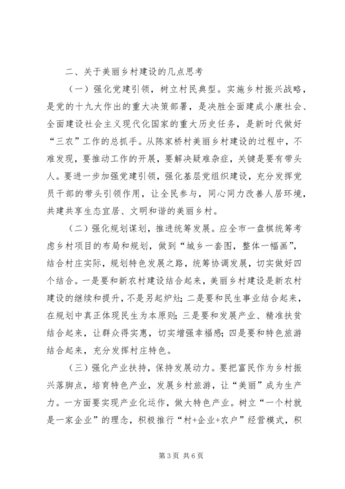 关于某村美丽乡村建设的思考.docx