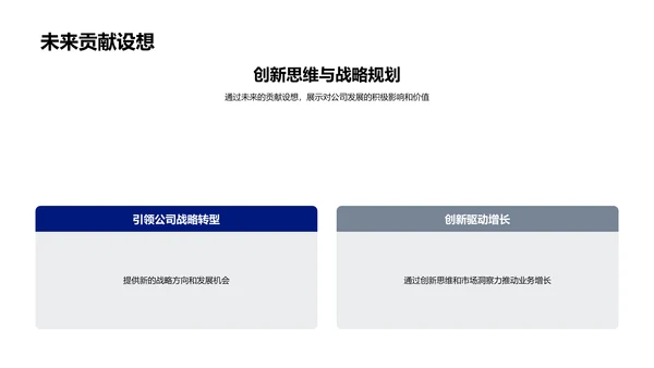述职报告年度总结PPT模板