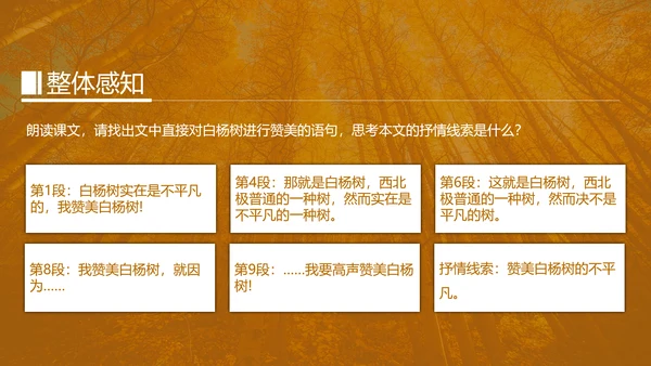 初中语文茅盾《白杨礼赞》PPT教学课件