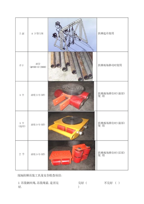 自动扶梯和自动人行道安装过程检查记录共21页