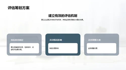 税务筹划和合规管理