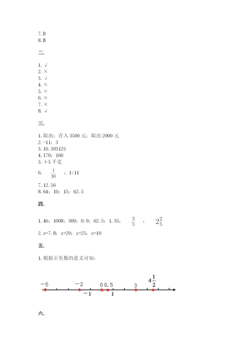 小学六年级数学毕业试题含完整答案【考点梳理】.docx