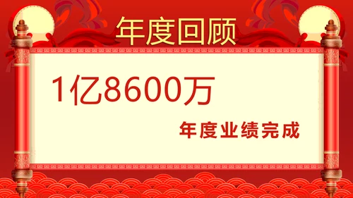 企业年终答谢会年会_红色大气PPT模板
