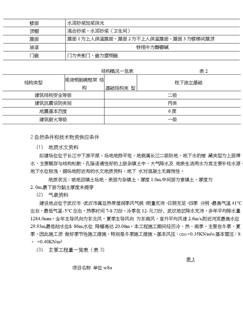 土木工程施工a课程设计报告