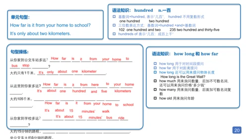 人教go for it 七年级下册Unit3 How do you get to school?教材