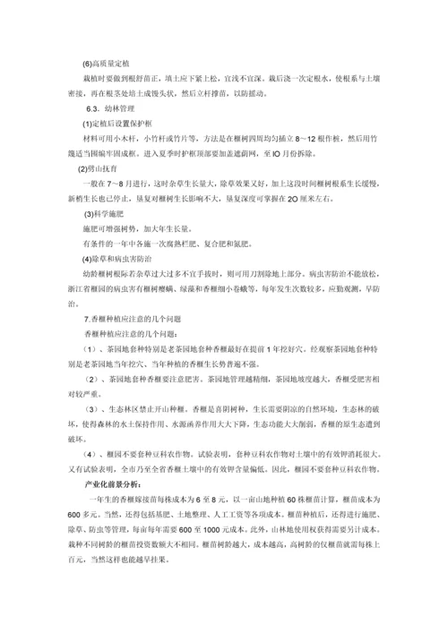 苗木香榧种植项目建议书.docx